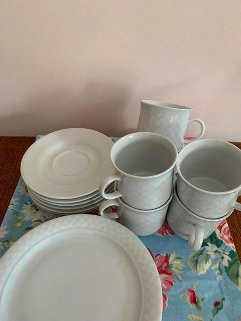 Preview of the first image of 6  vintage cups,saucers and side plates.