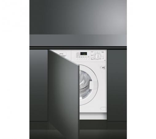 Image 1 of SMEG INTEGRATED 7KG WHITE WASHER 1200RPM-15 PROGRAMMES-FAB