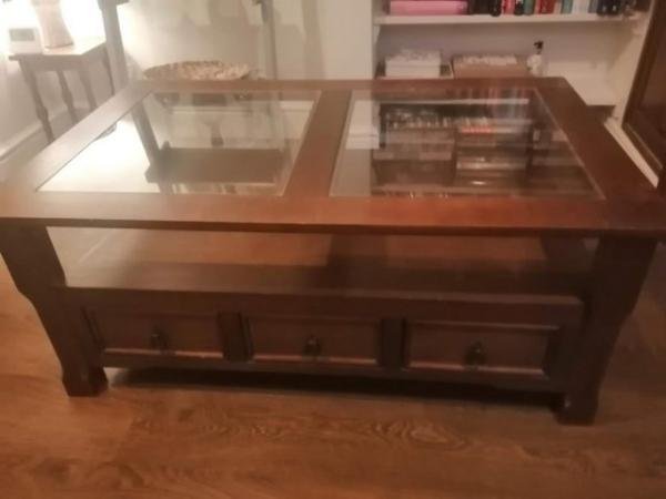 Image 2 of Solid Wood Coffee Table
