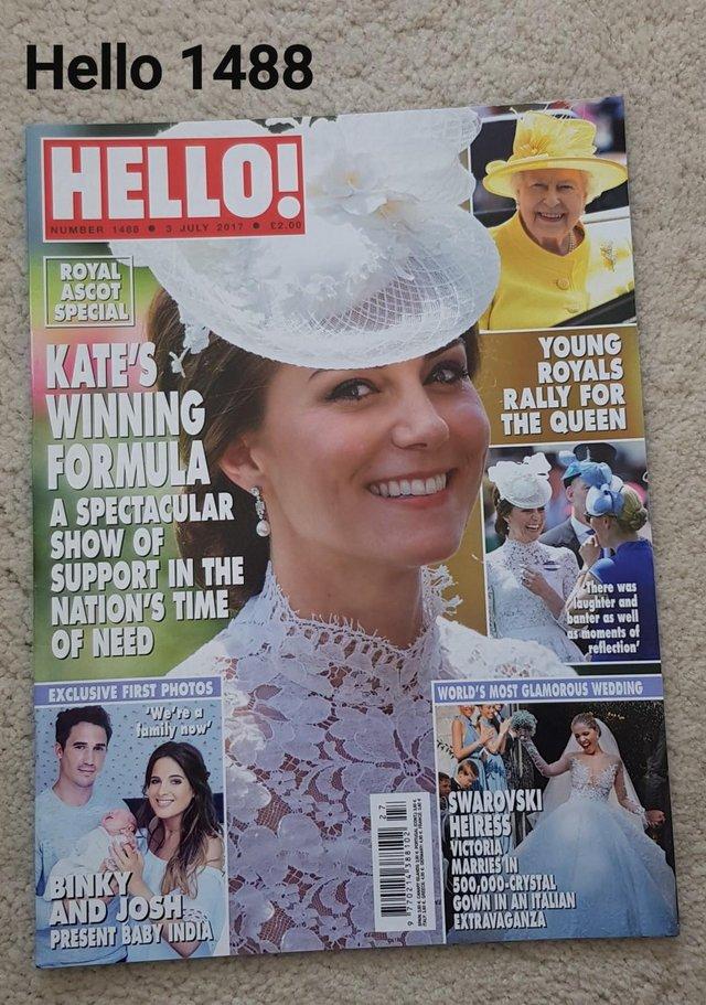 Preview of the first image of Hello Magazine 1488 - Kate's Winning Formula - Ascot 2017.