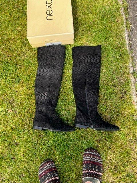Preview of the first image of Unworn size nine ladies boots.