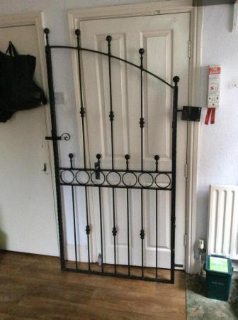 Image 2 of 2 Sturdy Wrought Iron Gates With Brackets