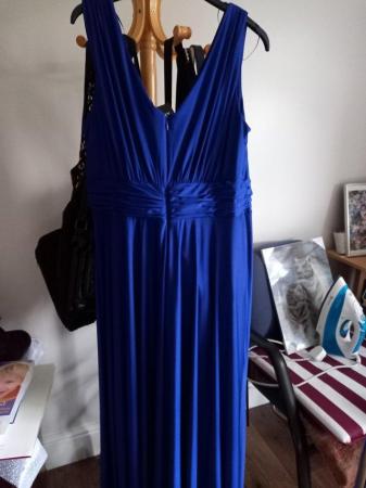 Image 2 of Long Royal blue dress brand new size 14
