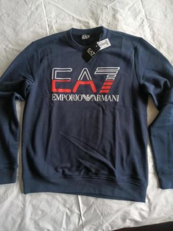Image 1 of Emporio Armani Authentic EA7 Navy blue Sweatshirt in Large F