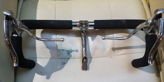 Image 3 of Cycle Drop Handlebars Width 40 cm , With double soft Grips,