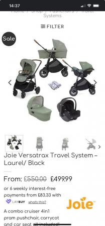 Image 2 of Joie Versatrax Travel System