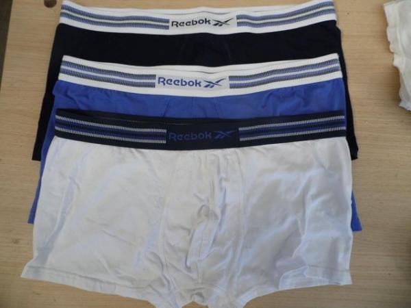Image 1 of THREE pairs of genuine Reebok boxer shorts - size XL