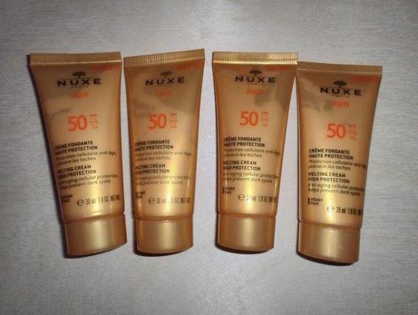 Image 3 of New Four Sealed Nuxe Paris Sun Face 50 SPF Creams