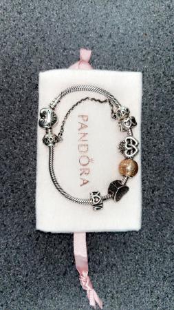 Image 1 of Women’s Pandora bracelet with charms