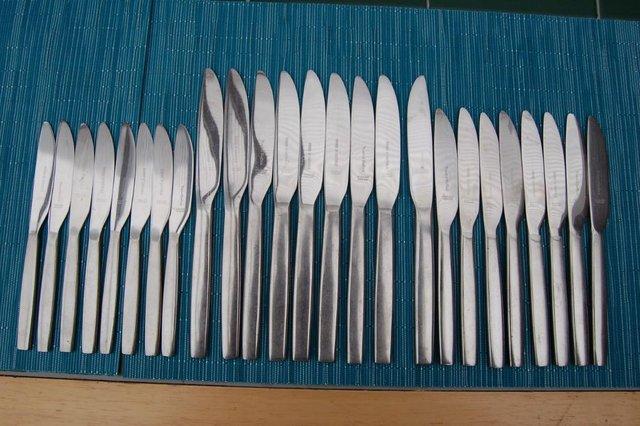 Image 14 of Viners 'Chelsea' Stainless Cutlery, Mostly in VGC
