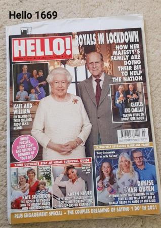Image 1 of Hello 1669 - Royals in Lockdown -The Queen, Charles, William