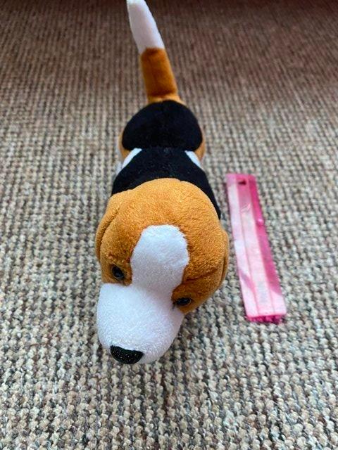 Preview of the first image of Jester the Beagle Cuddly Toy, ideal Christmas Present.