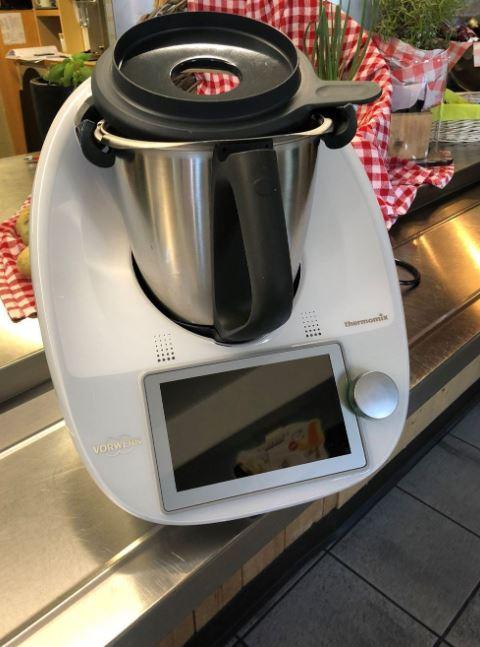 Preview of the first image of Vorwerk Thermomix TM6 Food Processor - White.
