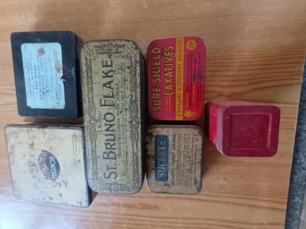 Image 12 of COLLECTION OF OLD VINTAGE TINS.