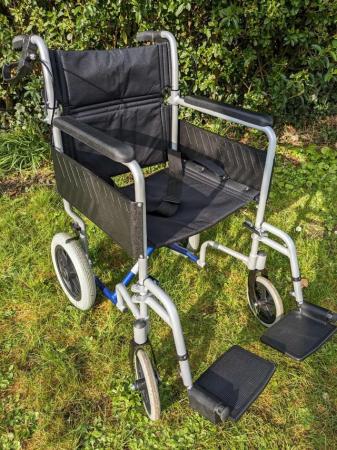 Image 2 of Excel Globe Traveller Transit Folding Wheelchair & Rollator