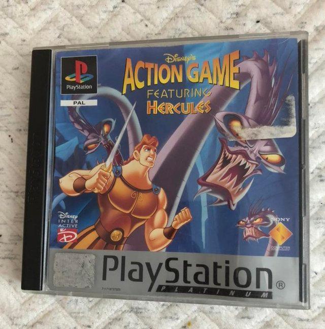 Preview of the first image of PlayStation Game Action Game Featuring Hercules.