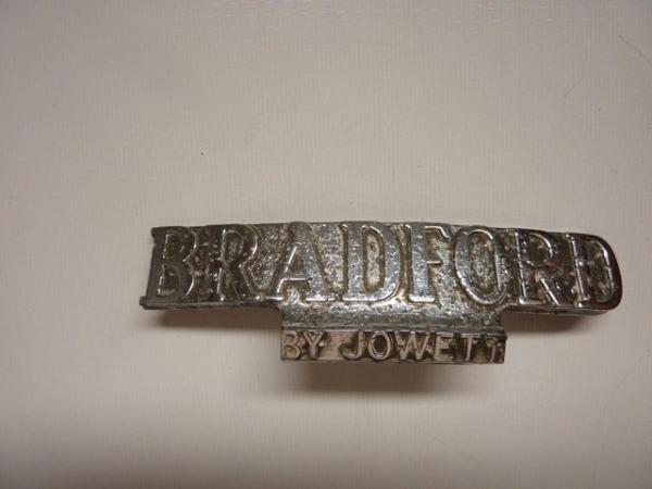 Image 1 of Vintage Bradford Car Badge