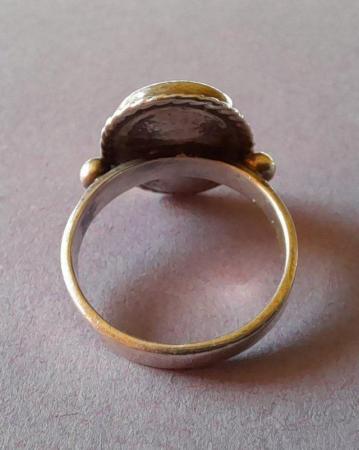 Image 2 of Yin Yang 925 Sterling Silver Ring.