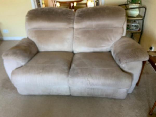 Image 1 of Two Seater manual reclining settee