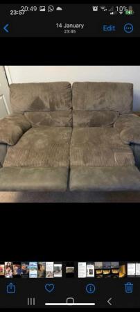 Image 9 of 2 seater reclining sofa like new