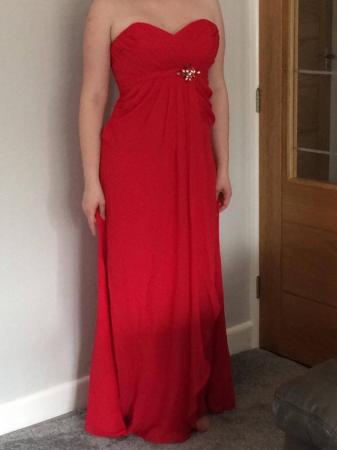 Image 2 of Stunning New Red Prom Dress for Sale - Size 12 / 14