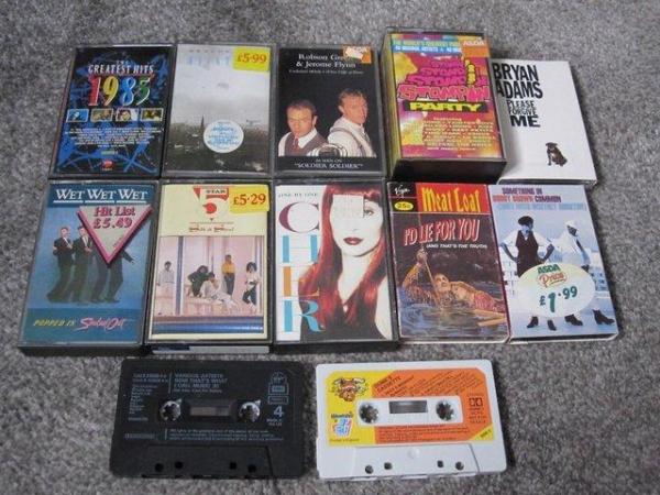 Image 1 of CASSETTE TAPES FROM THE 80'S AND 90'S bundle 1