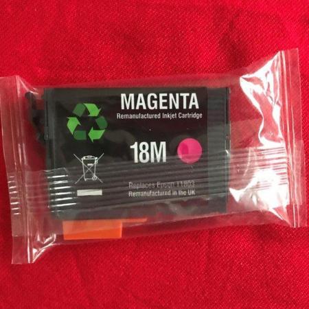 Image 2 of Sealed. 3.Magenta 18M ink cartridge, replaces Epson T1803