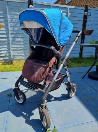 Image 2 of Sliver Cross Buggy in blue for sale