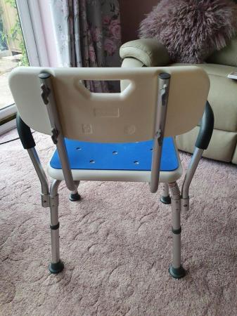 Image 2 of Height adjustable shower chair