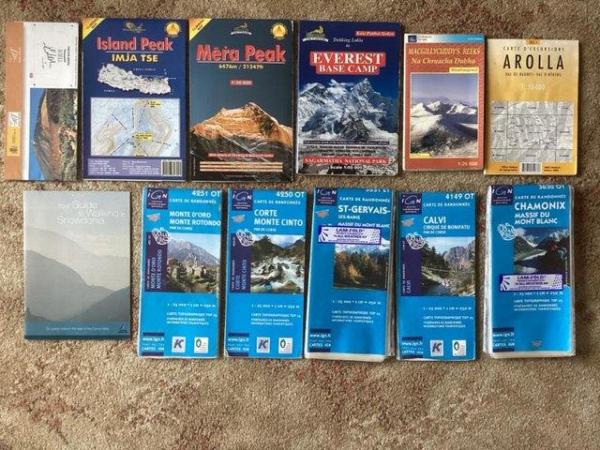 Image 1 of Various Mountaineering and Walking Maps