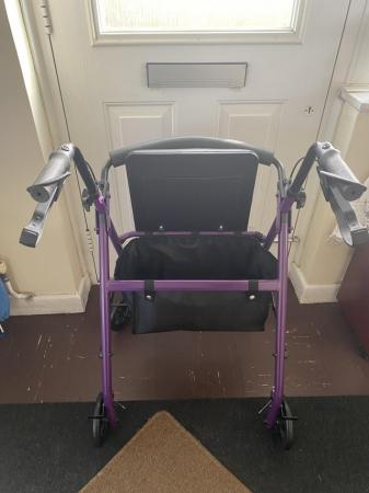 Image 2 of Four wheeled Seated walking aid