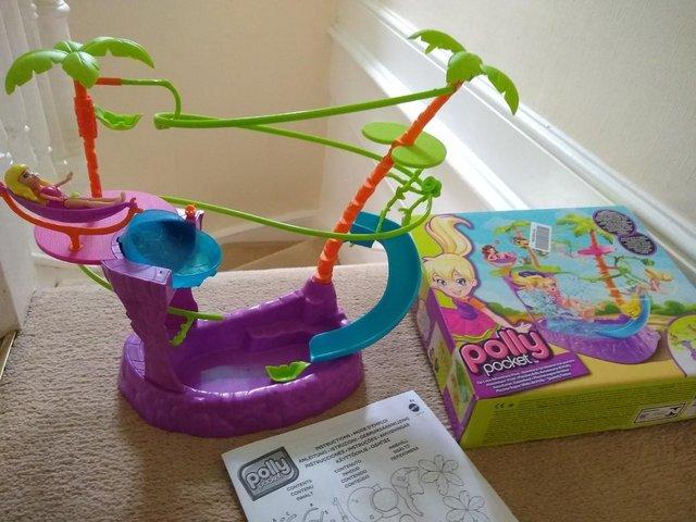 Preview of the first image of Polly Pocket Zipline Adventure Pool.