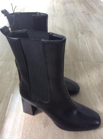 Image 1 of Black ankle boots new without tags, size 6