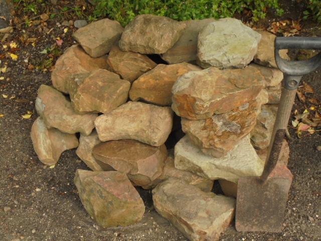 Preview of the first image of Brown sandstone rockery stone..