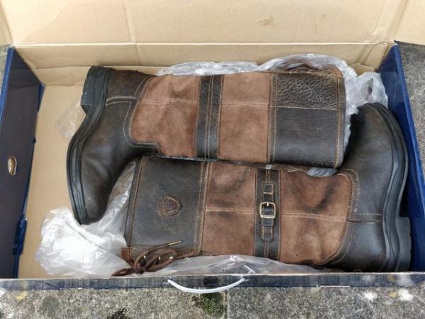 Image 6 of ARIAT LANGDALE LADIES COUNTRY RIDING BOOTS SIZE 8