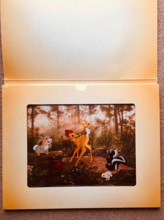 Image 1 of NEW Disney Litho Cell Forest Friends BAMBI THUMPER Don Ducky