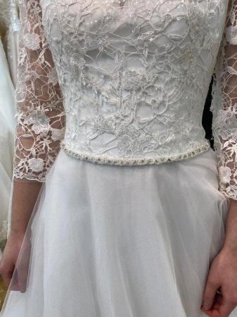 Image 2 of Paul Zeni Wedding Dress size 6