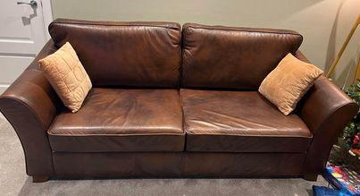 Image 2 of Marks and Spencer, Leather, 3 Seater Abbey Sofa