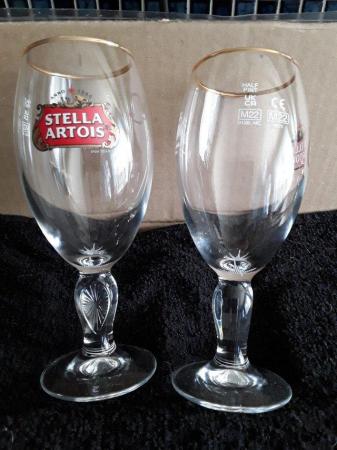Image 3 of Set of 4 Stella Artois Half Pint Glasses