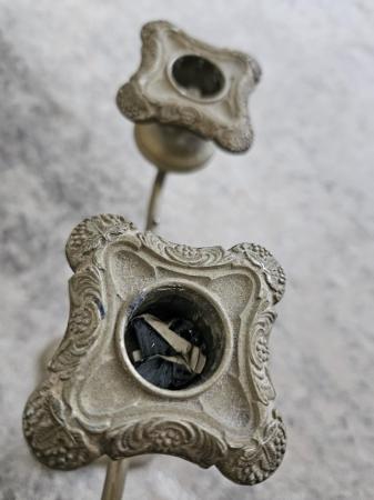Image 2 of Antique candlestick - Brass and Onyx