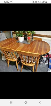 Image 1 of Ducal pine wooden extendable dining table