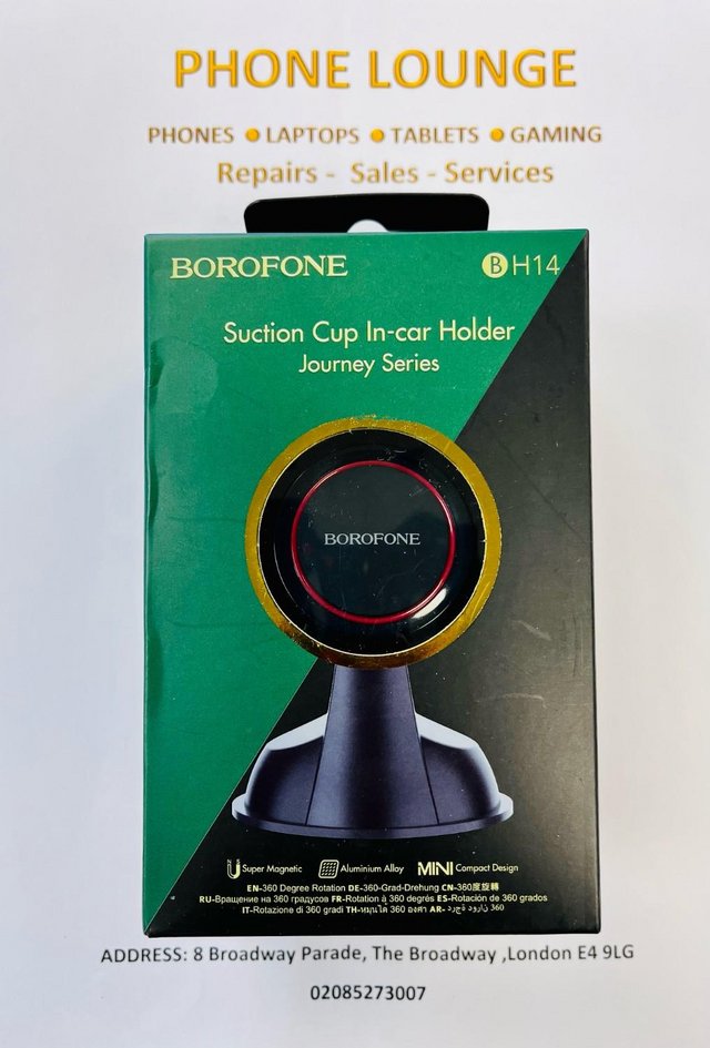 Preview of the first image of Borofone BH14 Magnetic Suction Cup In-car Universal Holder.