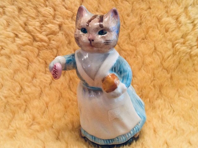 Preview of the first image of Beatrix Potter’s Tabitha Twitchet Figure.