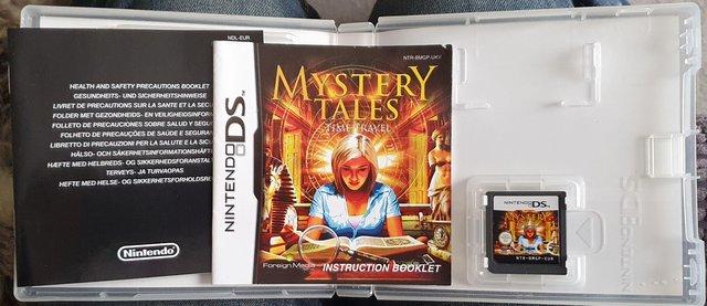 Preview of the first image of Nintendo DS Mystery Tales Time Travel game.