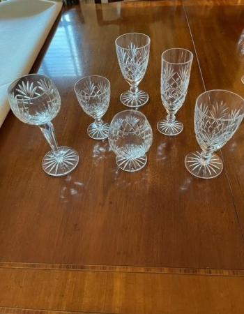 Image 2 of Vintage crystal glasses selection