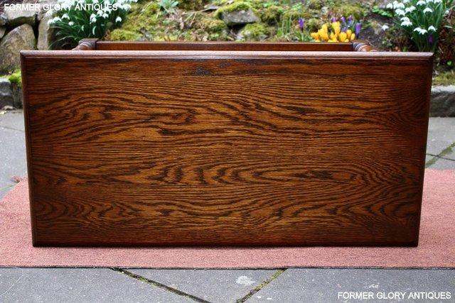 Image 17 of OLD CHARM LIGHT OAK TWO DRAWER COFFEE TABLE TV UNIT STAND