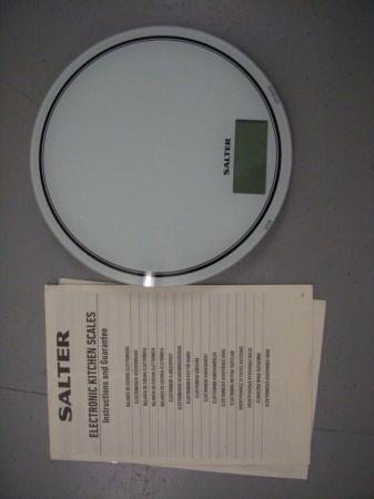 Image 1 of Salter glass electronic scale
