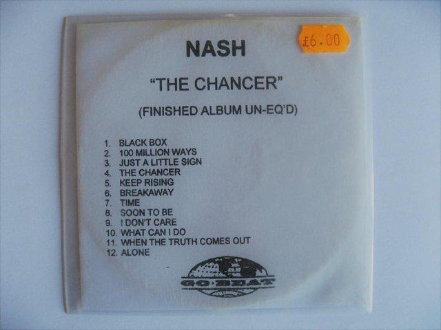 Preview of the first image of NASH – The Chancer (Finished Album UN-EQ’D) – Promo CD Album.