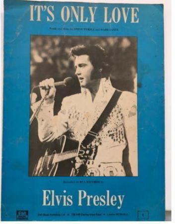 Image 1 of "It's Only Love"  - by Elvis Presley