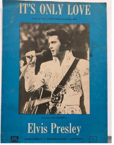 Preview of the first image of "It's Only Love"  - by Elvis Presley.